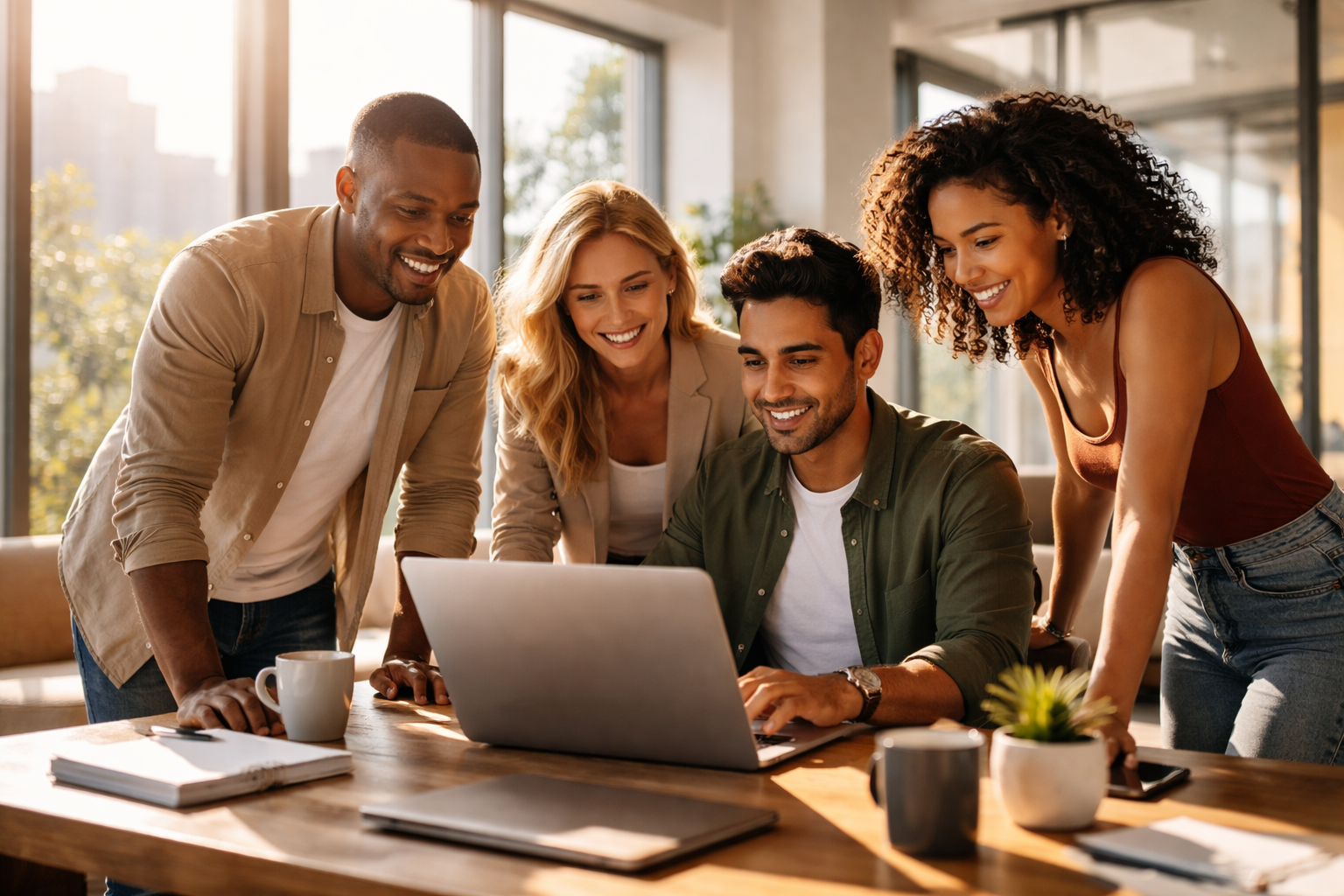 Founders collaborating